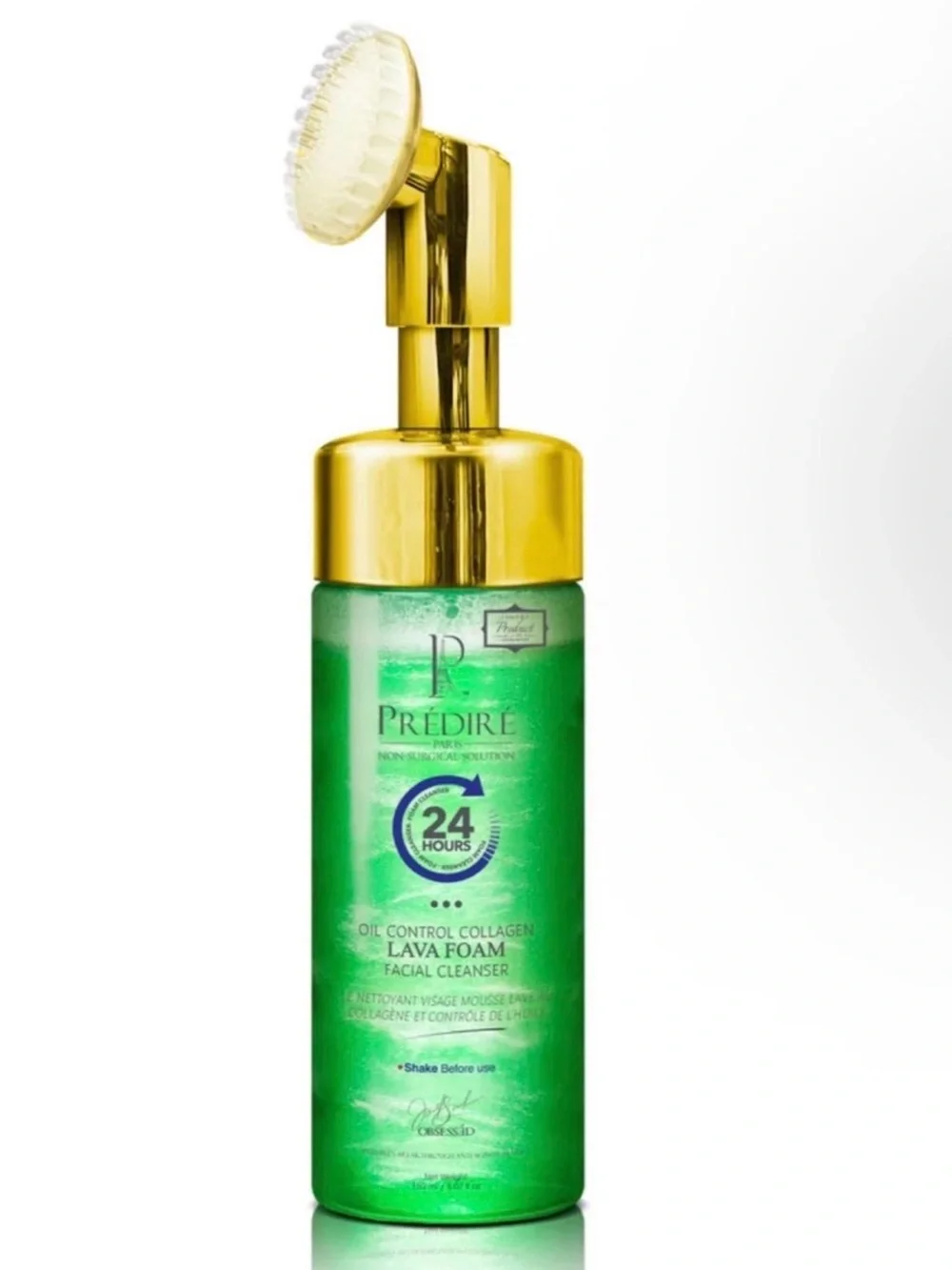 Green Oil Control Collagen Lava Foam Facial Cleanser